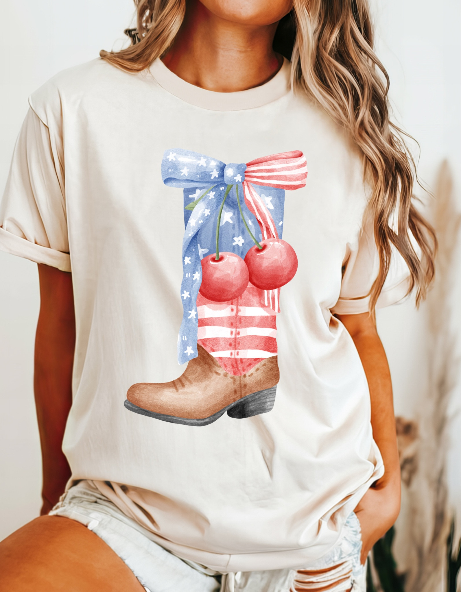 American Flag Cowgirl 
Summer outfit 
4th of July 


#LTKTravel #LTKParties