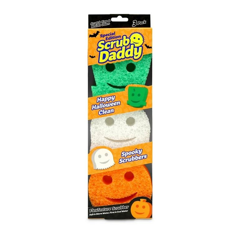 Scrub Daddy Sponge Halloween Edition Sponges, 3 Count Sponge | Walmart (US)