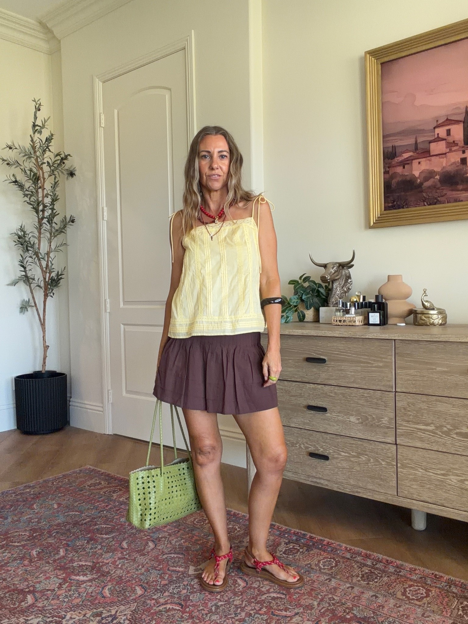 Todays outfit
Summer to fall transitional style
Top and skort size xs

#LTKgrwm #LTKootd #LTKSaleAlert