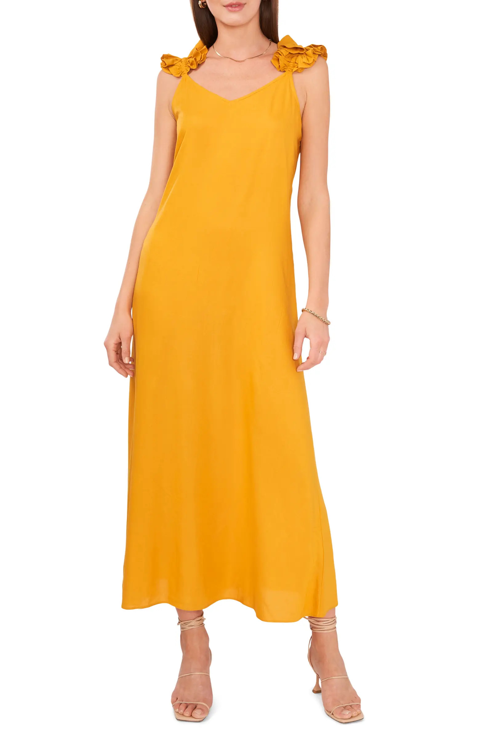 Vince Camuto Ruffle Sleeveless Dress | Nordstrom | Nordstrom