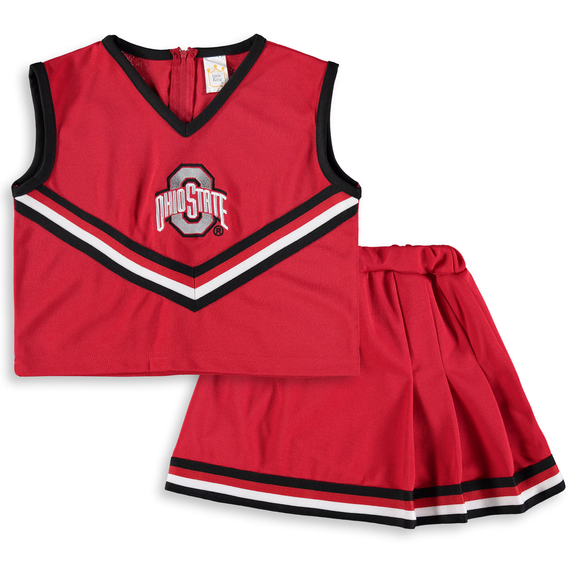 Ohio State Buckeyes Girls Youth Two-Piece Cheer Set - Scarlet | Fanatics