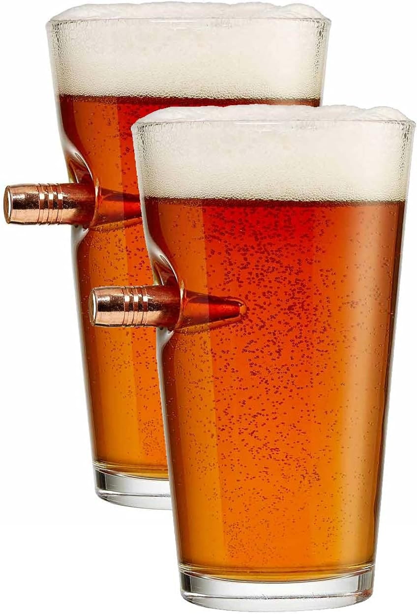 [set of 2] The Original BenShot Bullet Beer Glass | Made in the USA | Amazon (US)