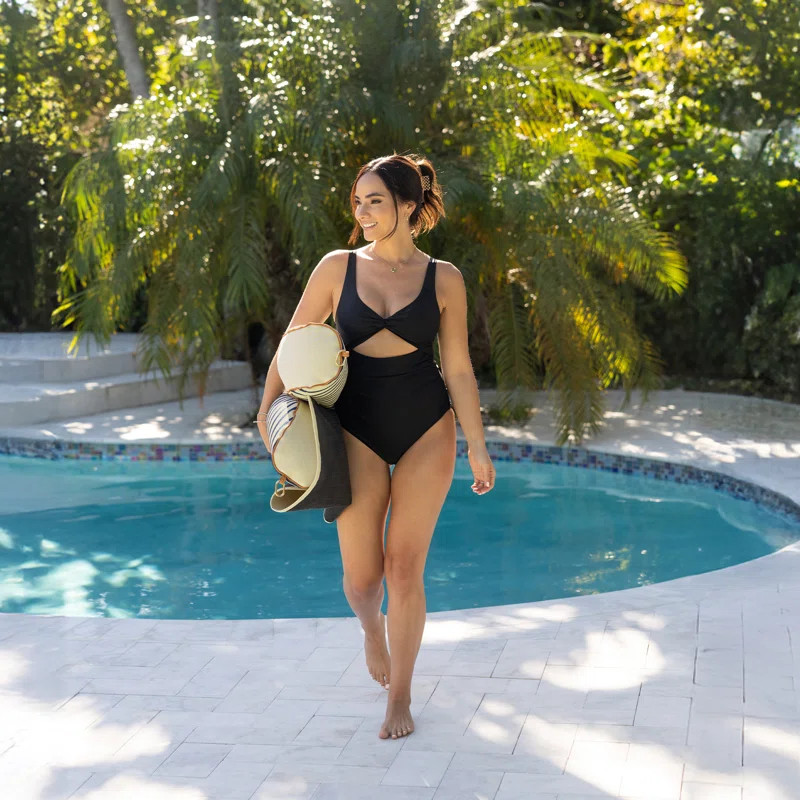 Big Joe Lux Bali Sling Pool Float, Cape Stripe, UV Protected, No Inflation Needed | Wayfair North America