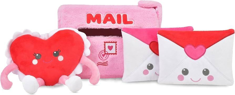 iscream Kawaii Love Notes Fleece Play Pillow Set with Embroidered Accents for All Ages | Amazon (US)