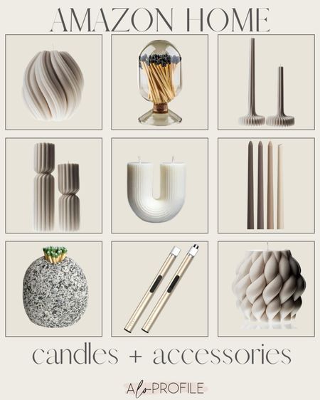 Amazon Home: Candles + Accessories // Amazon home decor, Amazon finds, Amazon decor, Amazon candles, Amazon neutral decor, amazon modern home decor, Amazon prime deals