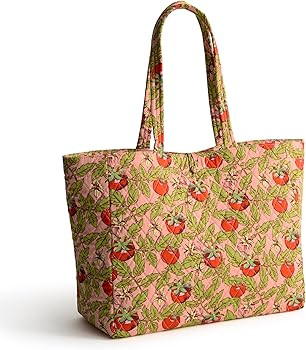 Vera Bradley Premium Cotton Hathaway Tote | Amazon (US)