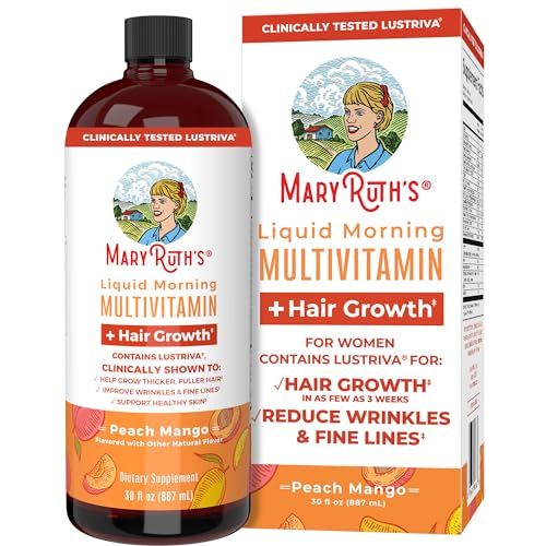 MaryRuth Organics Multivitamin Multimineral Supplement for Women + Hair Growth Vitamins, with Lus... | Amazon (US)