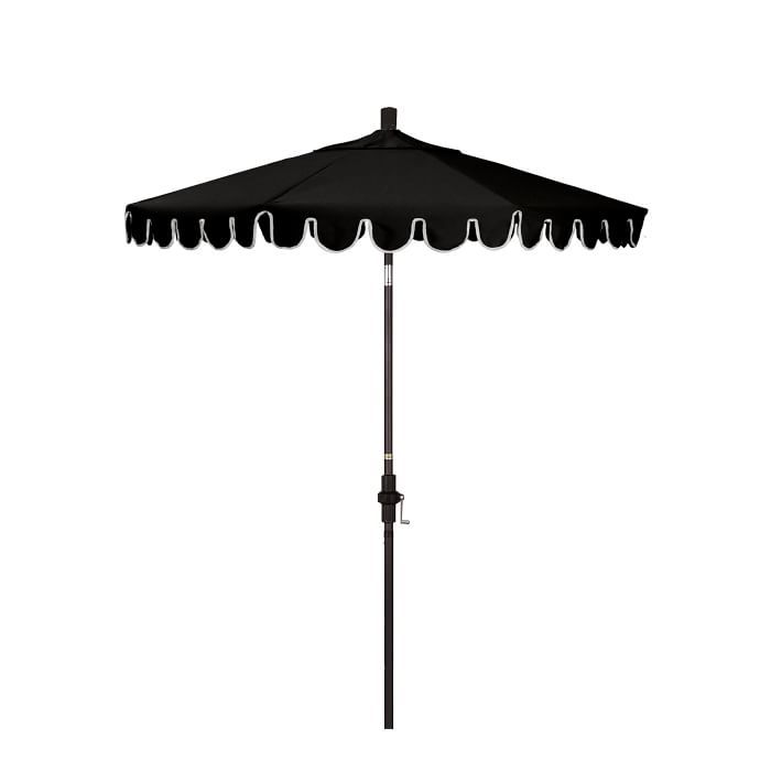 Scallop Edge Outdoor Umbrella (7.5') | West Elm (US)