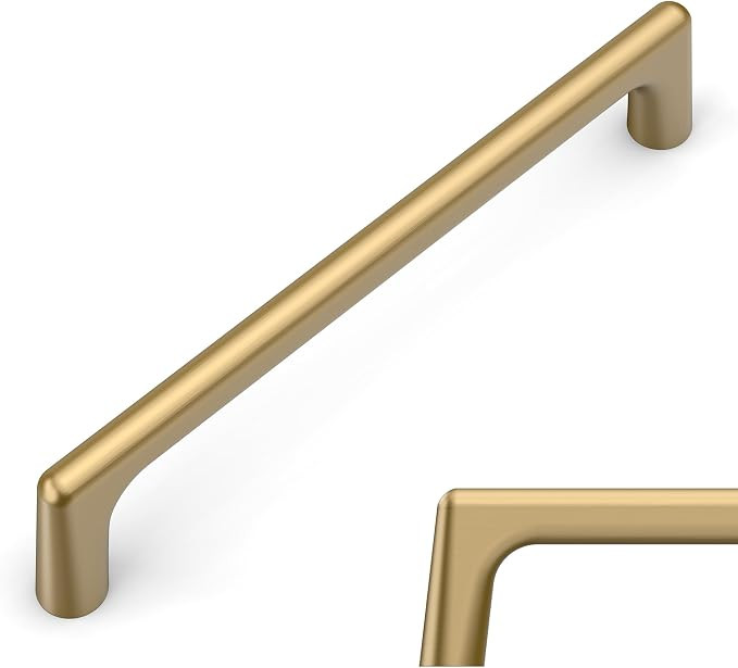 Amerdeco 10 Pack Champagne Bronze Cabinet Pulls 5 Inch(128MM) Hole Centers Kitchen Cabinet Handle... | Amazon (US)