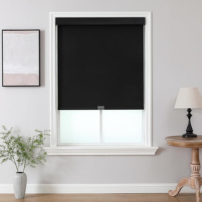 Joydeco 100% Blackout Roller Shades (Pro), Free-Stop Cordless Blinds for Windows, UV Protection, ... | Amazon (US)