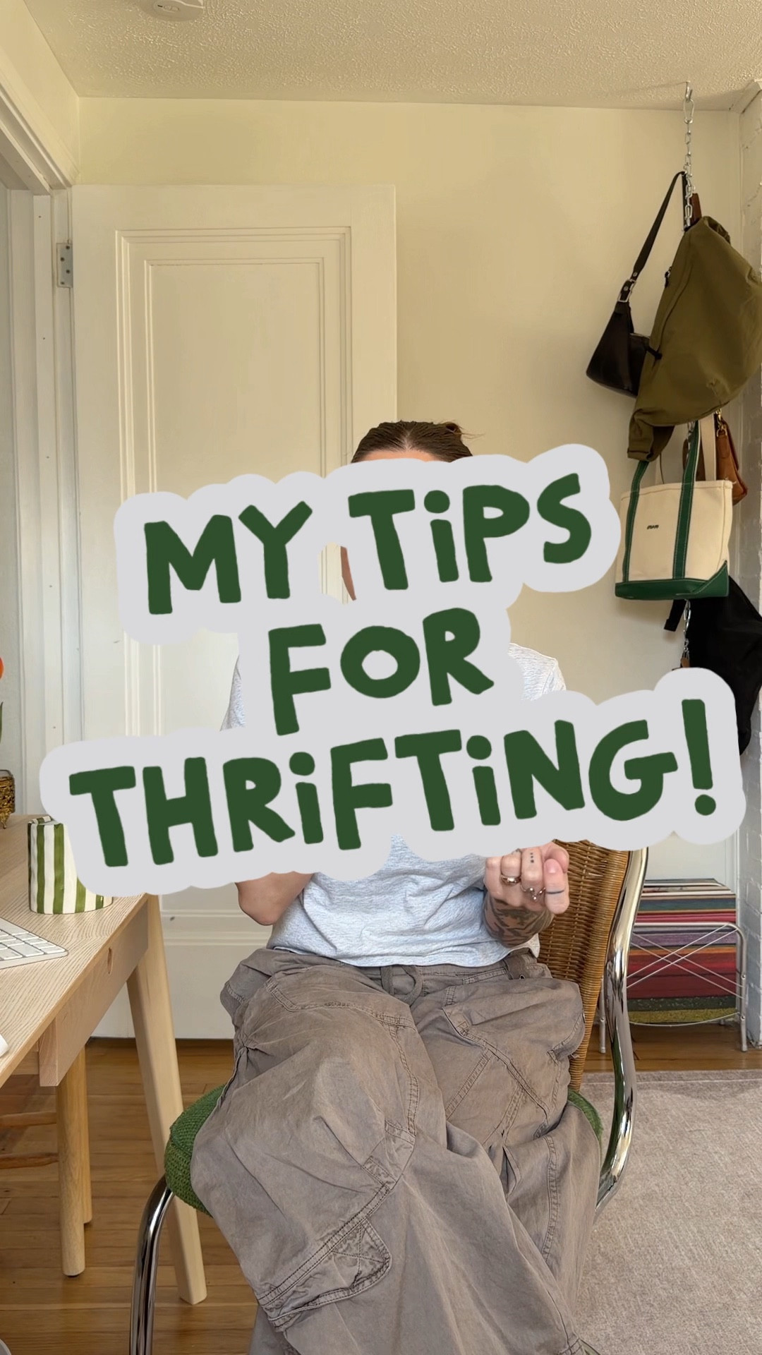 what i’m wearing in my tips for thrifting video! the same barrel cargos you’ll find me in weekly, and the best baby tees from @abercrombie ! wearing a small in both ❣️

#LTKmomlife #LTKootd #LTKgrwm