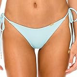 Luli Fama womens swimwear Bikini Bottoms, Acuario, Medium US | Amazon (US)