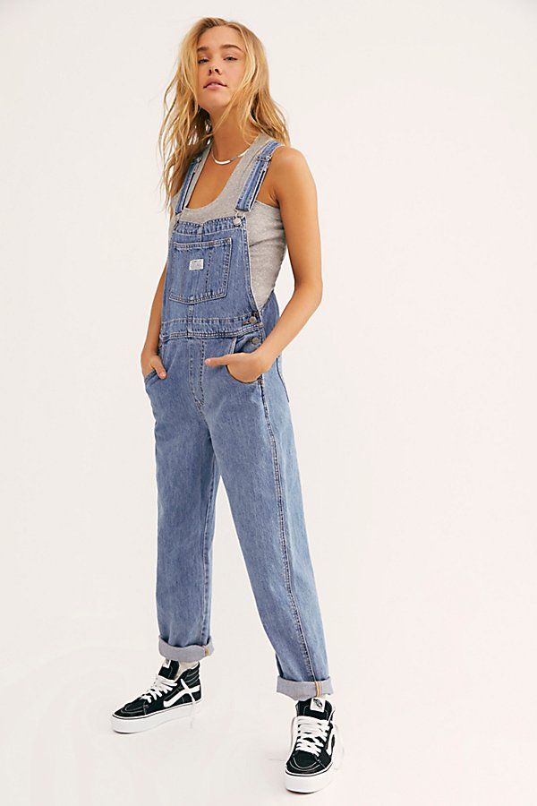 Levi Vintage Overall by Levi's at Free People, Dead Stone, S | Free People (Global - UK&FR Excluded)