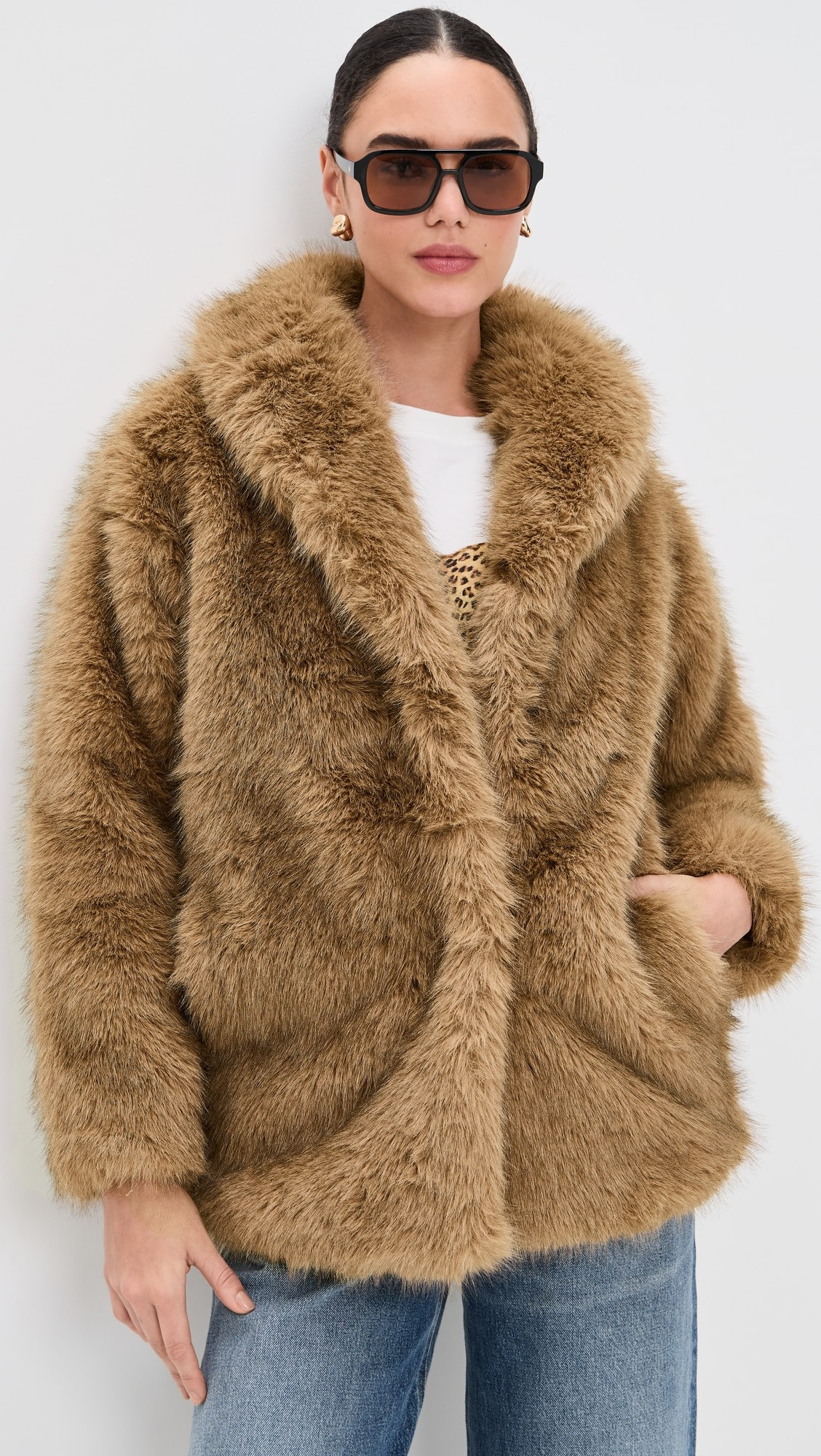 Logan Faux Fur Coat | Shopbop