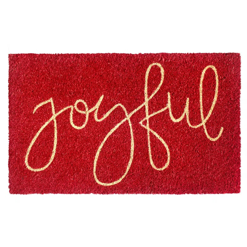 Kleopatra Non-Slip Christmas Outdoor Doormat | Wayfair North America