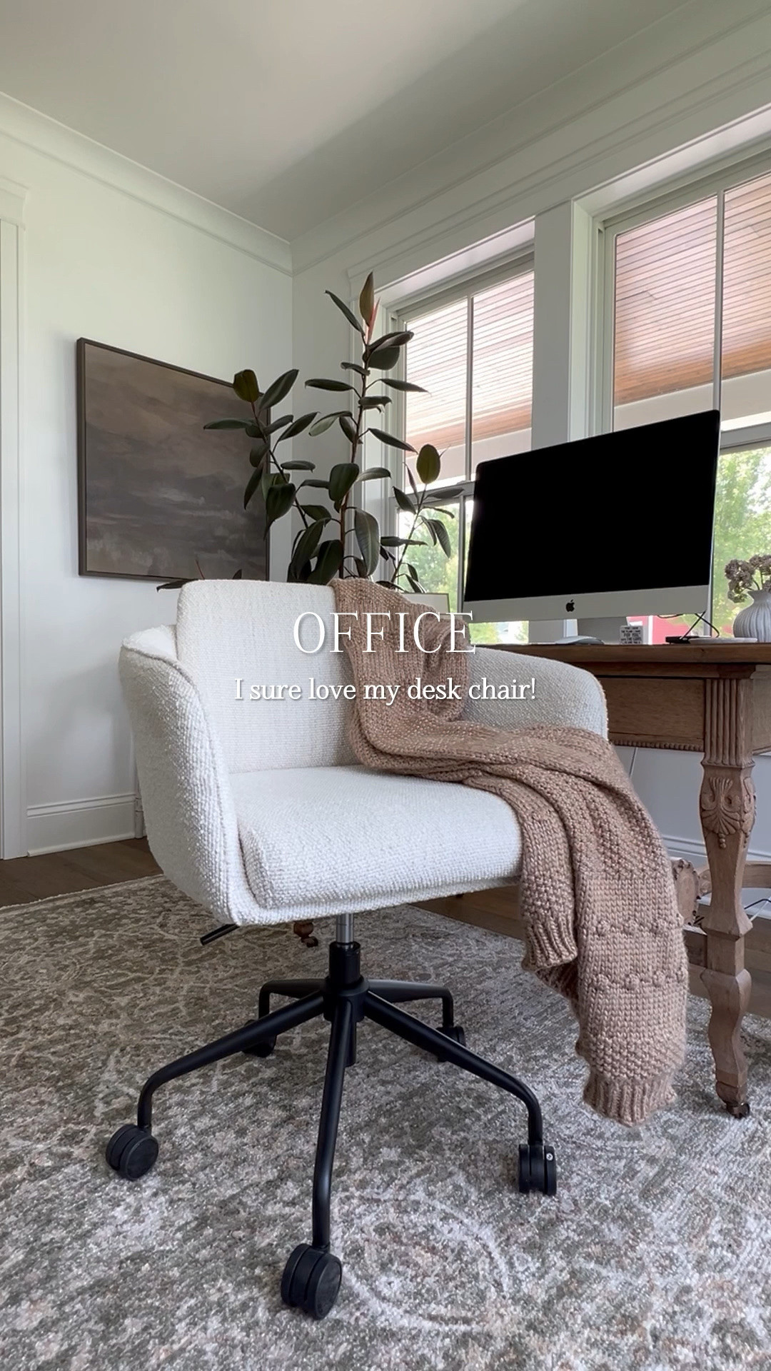 Looking for an office chair that doesn't sacrifice style or comfort? This affordable desk chair has a timeless look, a supportive seat, and works beautifully in a home office without the designer price tag. It's one of those pieces that looks far more expensive than it is!#LTKStyleTip #HomeOffice #OfficeChair #AffordableHome #DeskDecor #WorkFromHome #AmazonFinds

#LTKHome #LTKSeasonal #LTKHome #LTKSaleAlert
