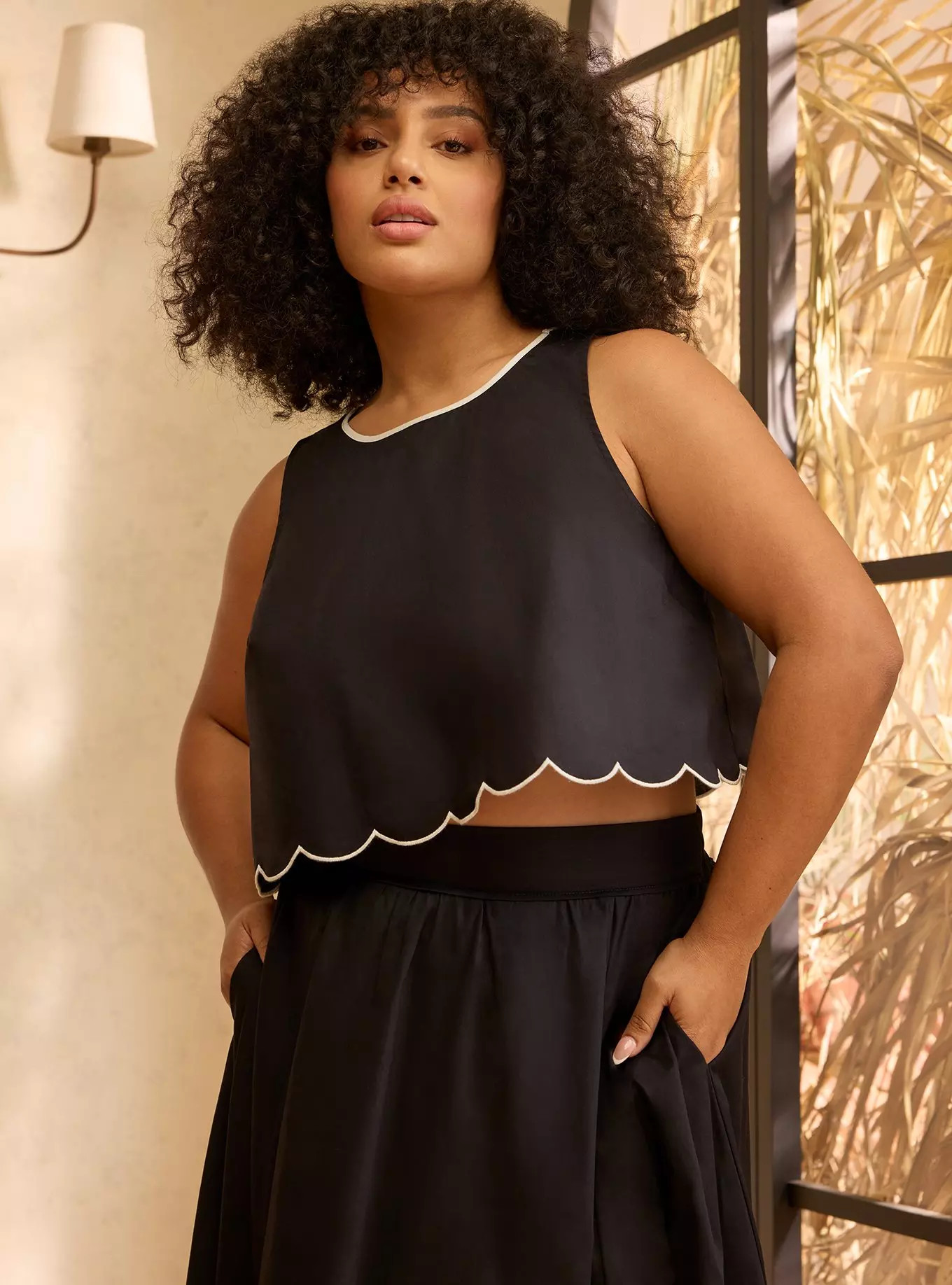 Belle Isle Scalloped Edge Top | Torrid (US & Canada)
