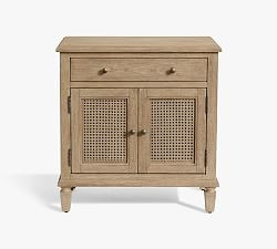 Sausalito Cane Cabinet Nightstand (28") | Pottery Barn (US)
