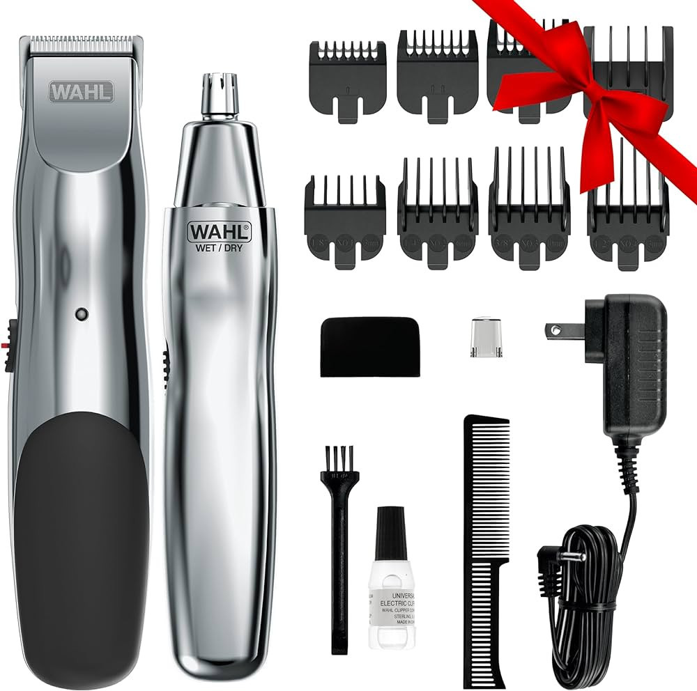 WAHL Groomsman Rechargeable Beard Trimmer kit for Mustaches, Nose Hair, and Light Detailing and G... | Amazon (US)