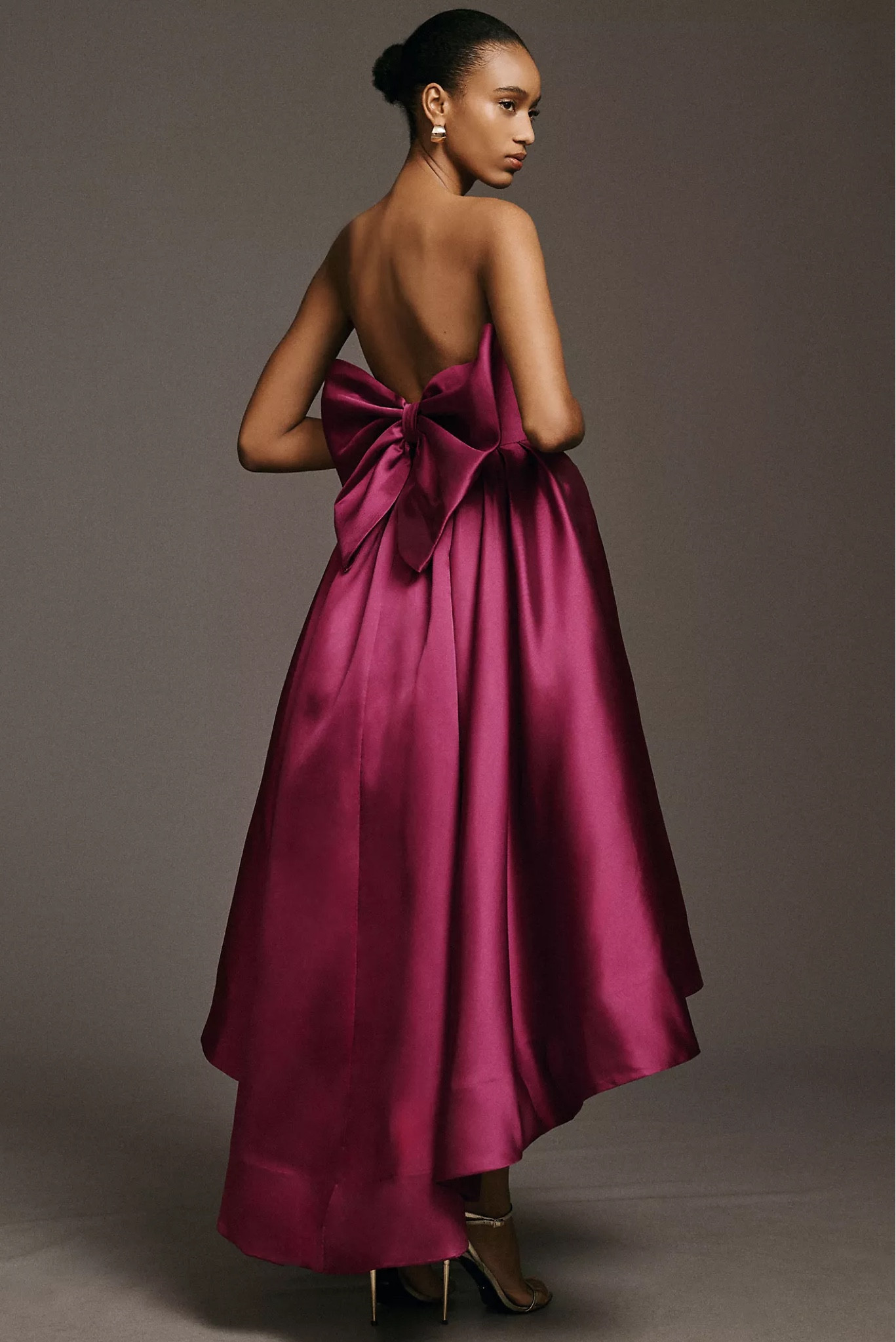 Beautiful dress in plus sizes. I love the bow in the back! 

#LTKwedding #LTKplussize