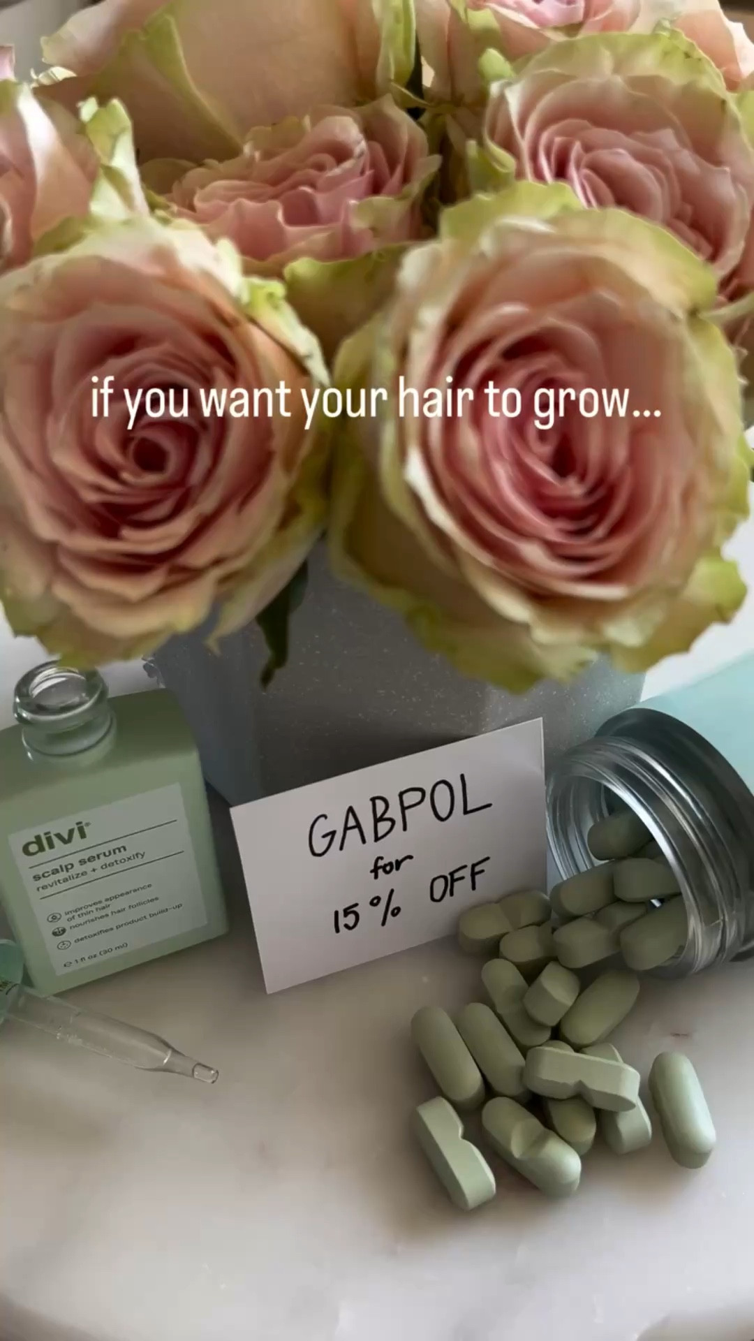 hair growth is a lot like planting a garden 🌱

you can’t expect roses overnight…
you have to plant the seeds and stay consistent.

this serum has been part of my routine for months now and my baby hairs are finally coming back.

if you’ve been wanting to try it,
my code GABPOL saves 15% 🌿

#divipartner #scalpcare #hairgrowth 
#haircare #healthierhair

#LTKmorningroutine #LTKBeauty #LTKselfcare