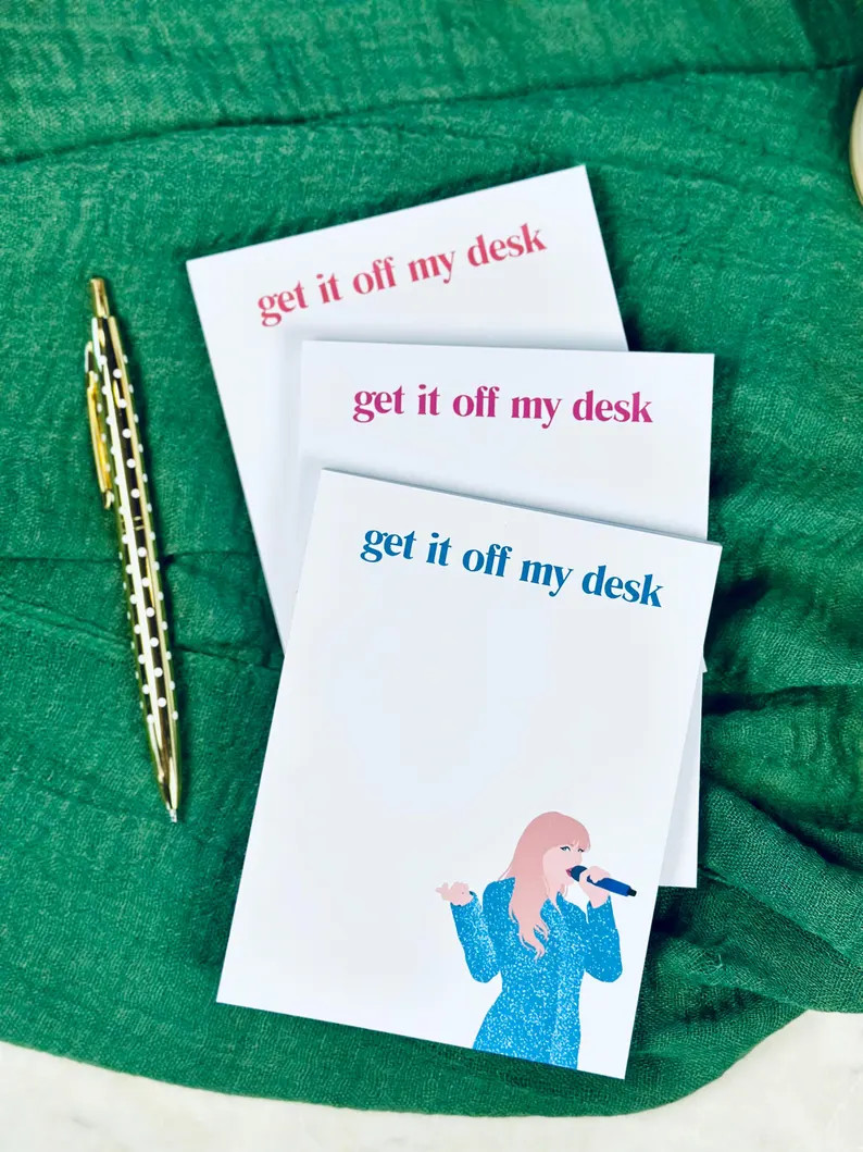 Pop Culture Queen, 50 Page, Quarter (Approx. 4.25"x5.5") Page Notepad, Get it Off My Desk & List ... | Etsy (US)