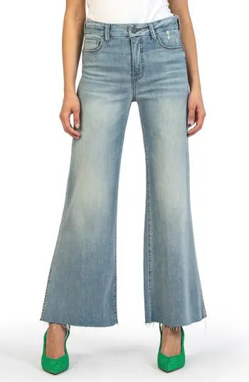 KUT from the Kloth Meg Fab Ab High Waist Stretch Wide Leg Jeans | Nordstrom | Nordstrom