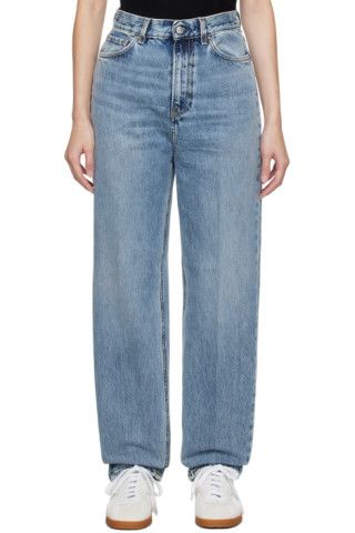 Blue Tapered Jeans | SSENSE