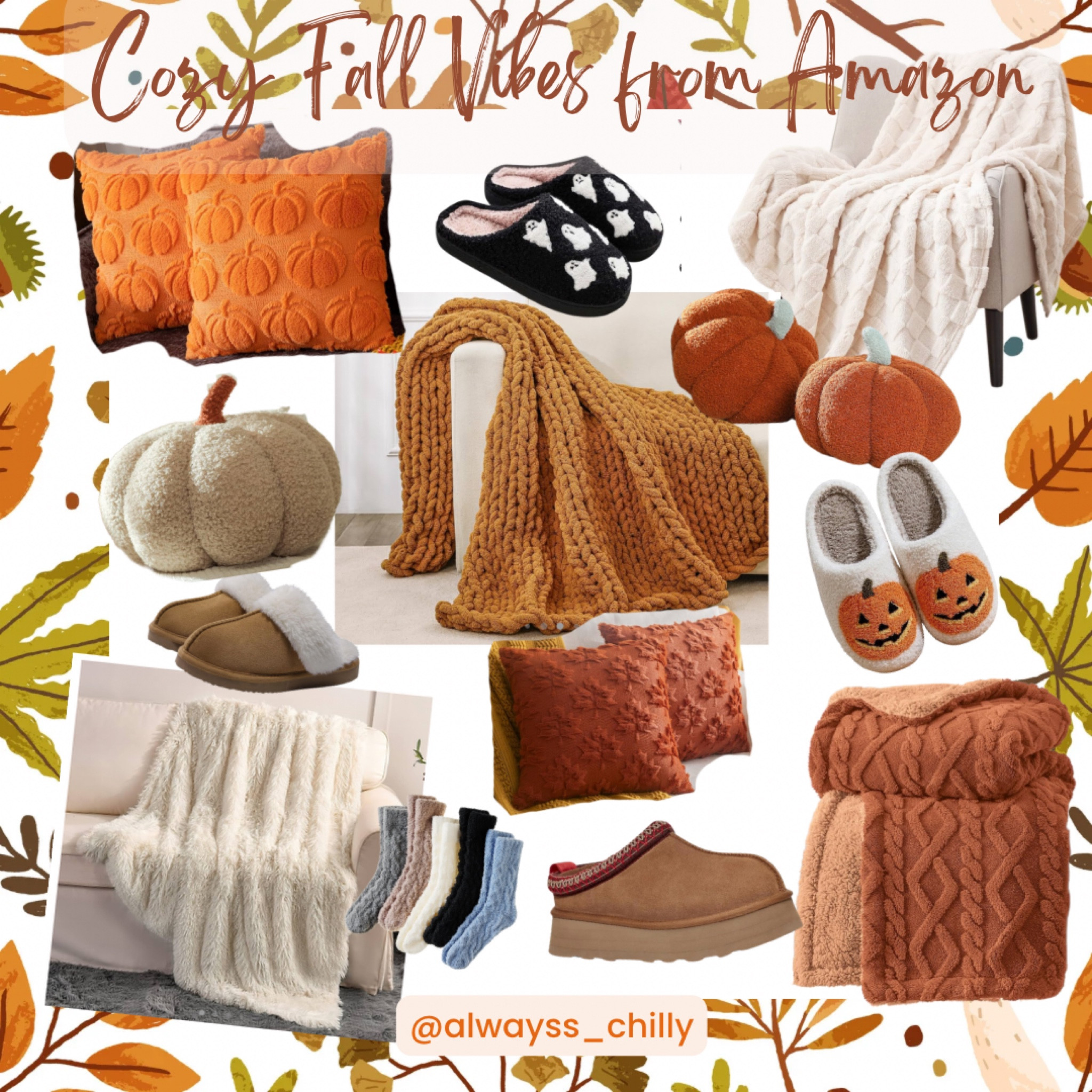Cozy fall from Amazon. Fall slippers. Halloween slippers. Fall living room blankets. Fall pillows. Pumpkin pillow. Ugg Amazon dupe  

#LTKSeasonal #LTKHome #LTKFindsUnder50