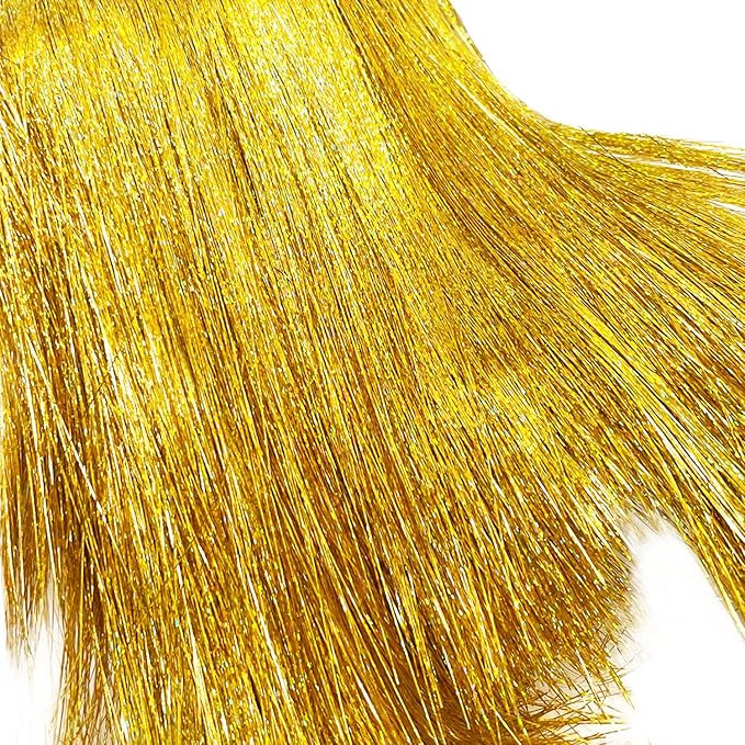 Amazon.com: llxieym Christmas Icicles Tinsel Christmas Tree Iridescent Tinsel Foil Fringe (Gold, ... | Amazon (US)