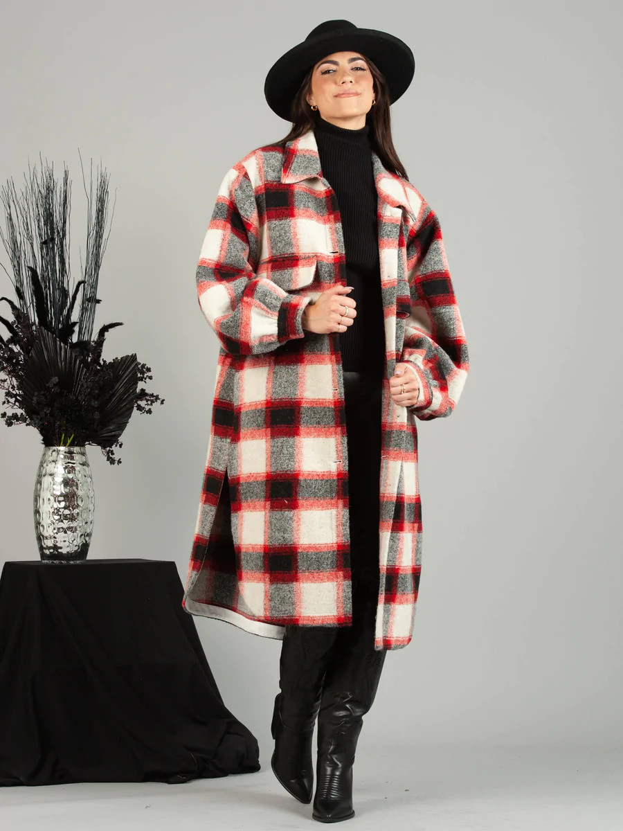 TANANA SHACKET-BRW PLAID | LUCCA COUTURE