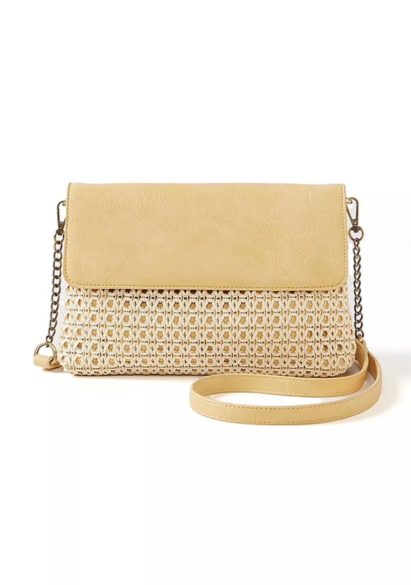 Rattan Clutch Crossbody | Belk