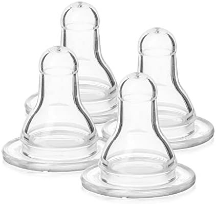 Evenflo 4 Pack Classic Silicone Nipple, Medium Flow (3-6 months) | Amazon (US)