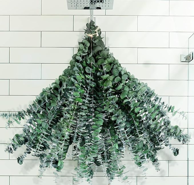 30 Pcs Preserved Eucalyptus Stems for Shower, 17'' Dried Plants, 100% Real | Amazon (US)