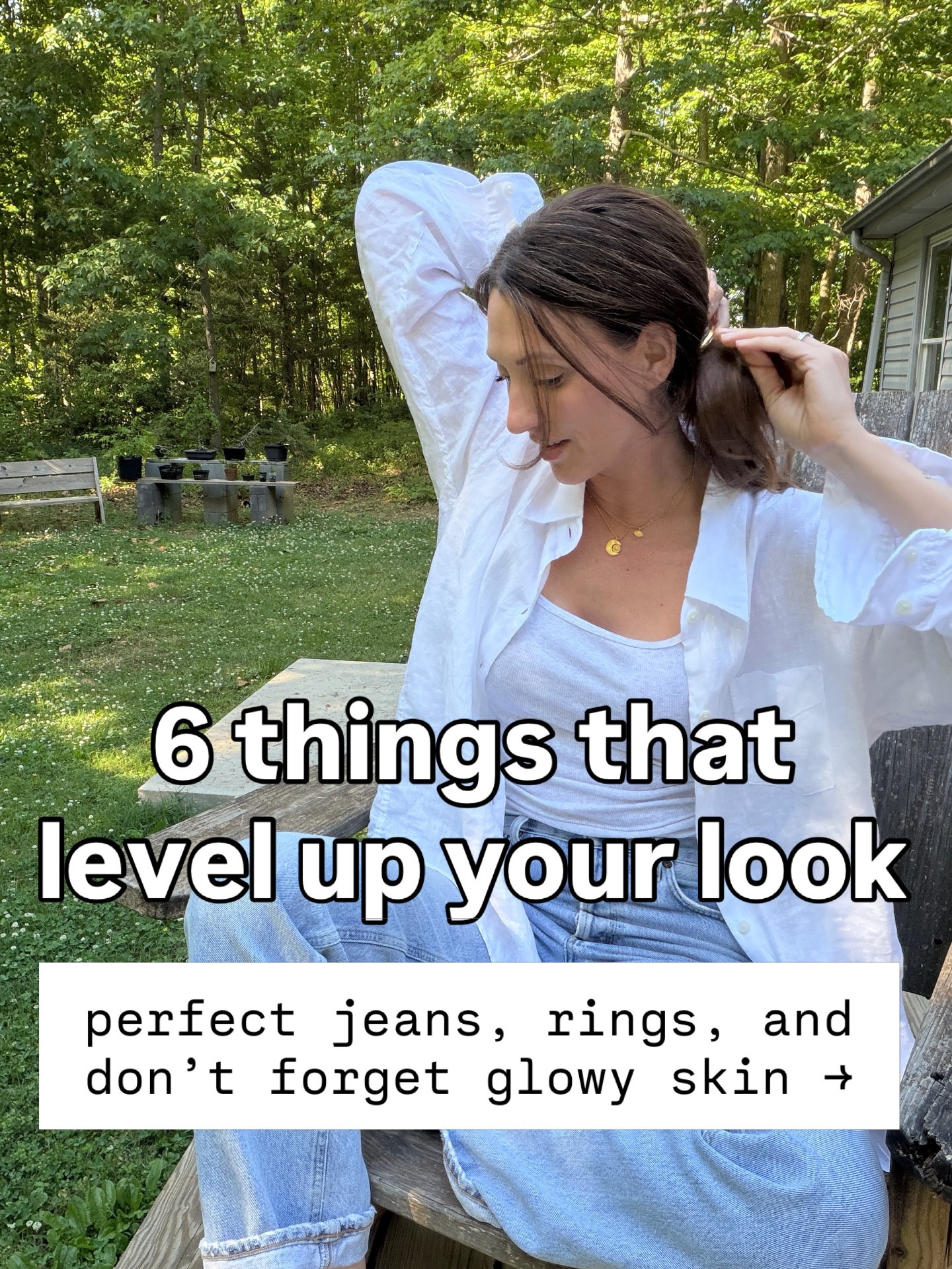 Some of my favorites 



Jeans | glowy skin | skin care | jewelry

#LTKootd