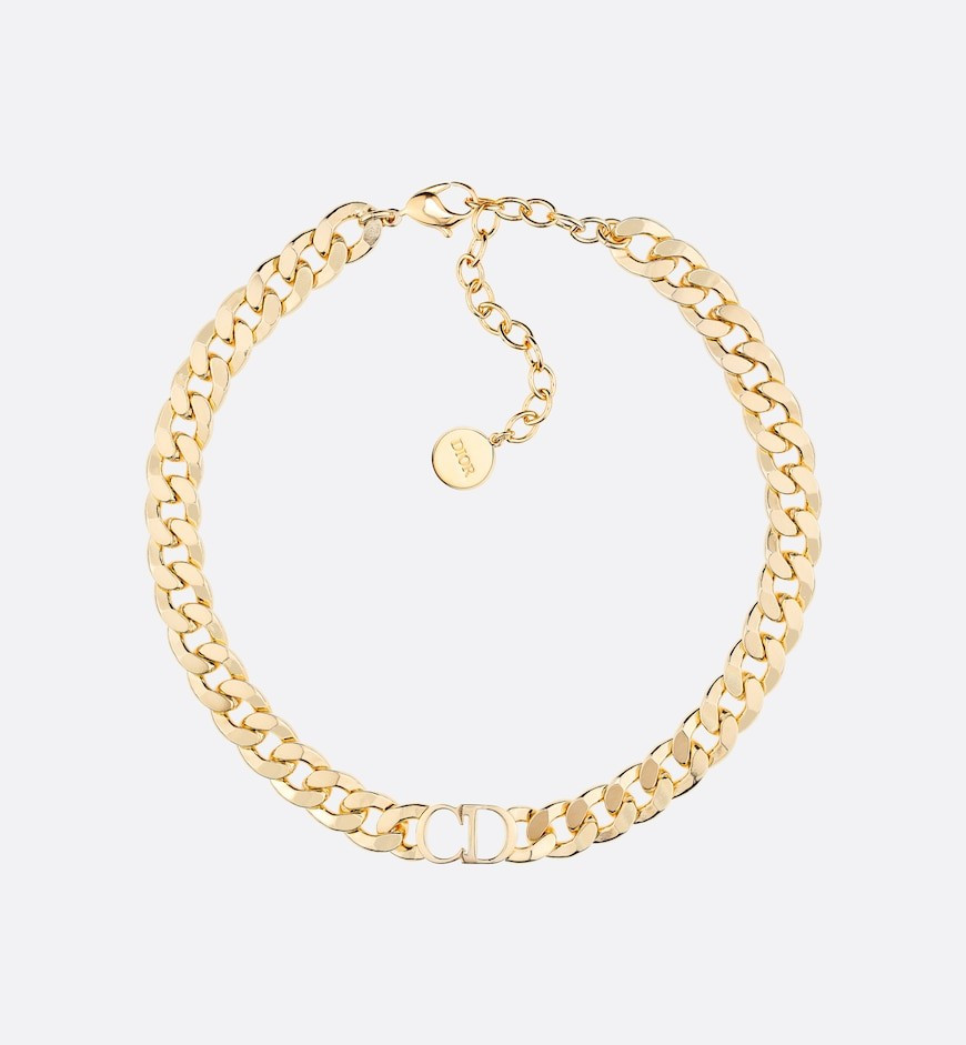 Danseuse Étoile Choker Gold-finish metal | DIOR | Dior Couture