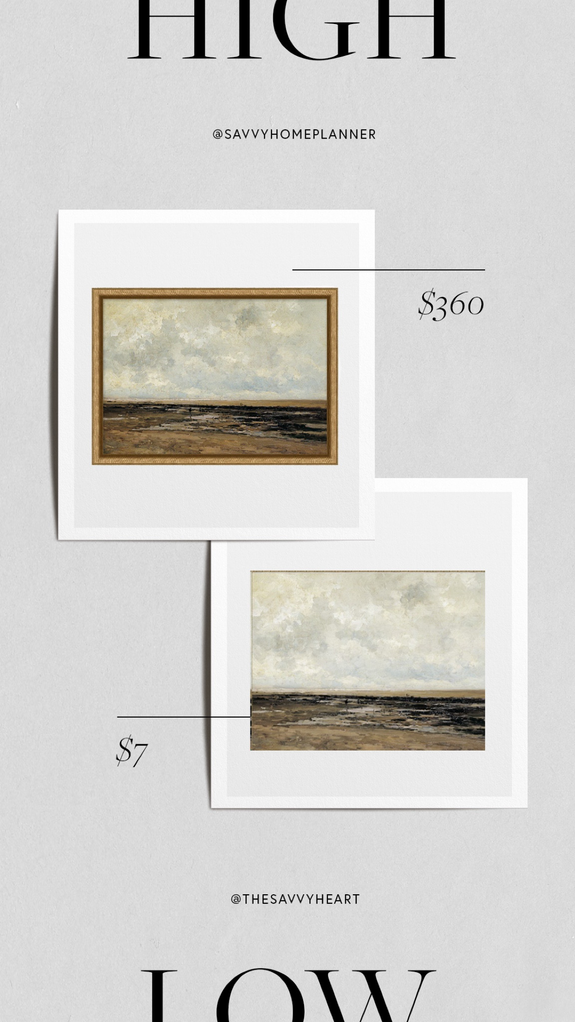 McGee art dupe! This neutral landscape painting is simple but also a statement.

#LTKHome #LTKFindsUnder50