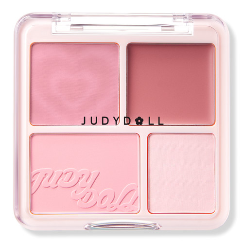 JudyDoll 2 in 1 Blush Highlight Palette - 02 Fresh Peach | Ulta