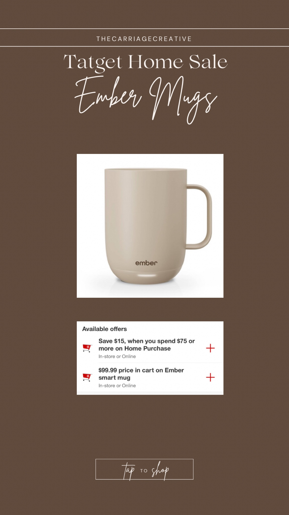 TARGET HOME SALE || Ember mugs @target

#LTKsalealert #LTKhome #LTKGiftGuide