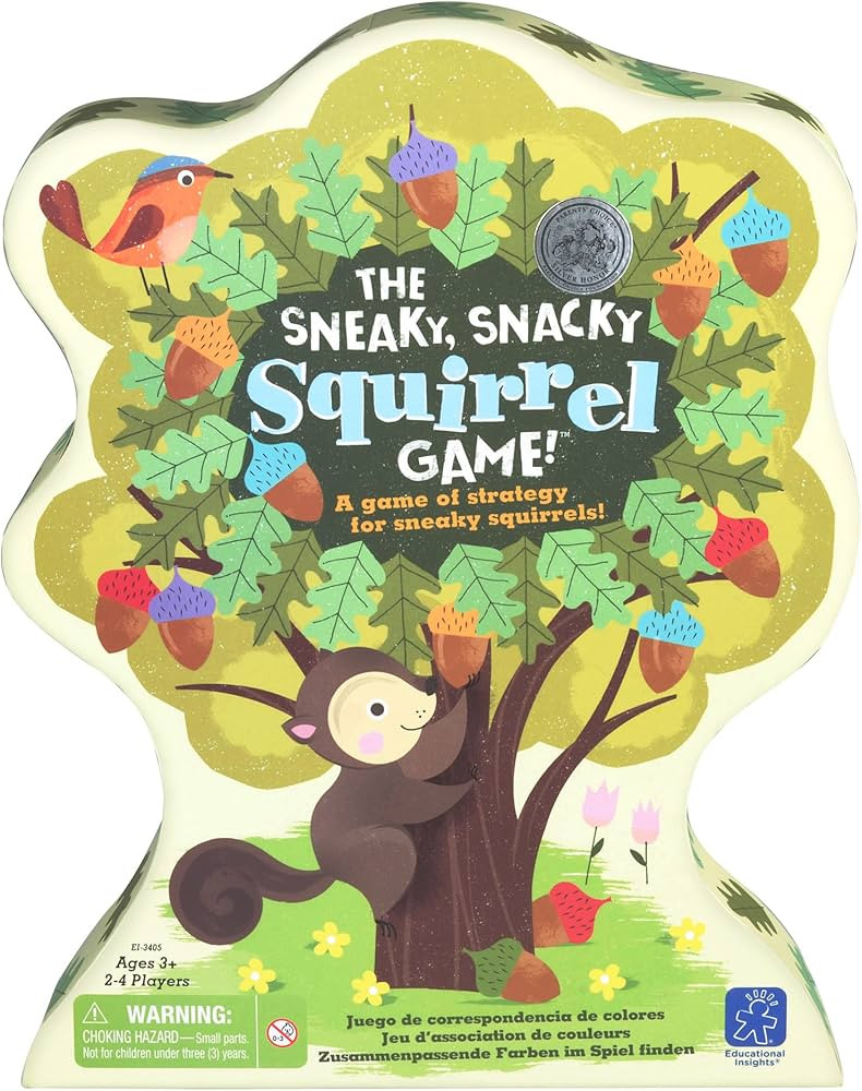 Educational Insights The Sneaky, Snacky Squirrel Game - Cute Preschool Board Games for Kids, Todd... | Amazon (US)