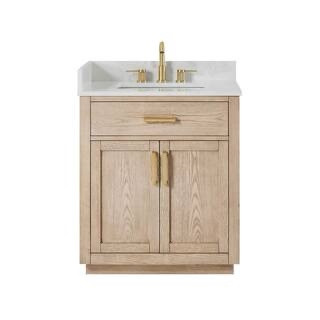 30” single standing natural wood vanity

Beautiful Vanity with marble white top. Affordable price too.  

Home Depot 

#LTKU #LTKSaleAlert #LTKHome