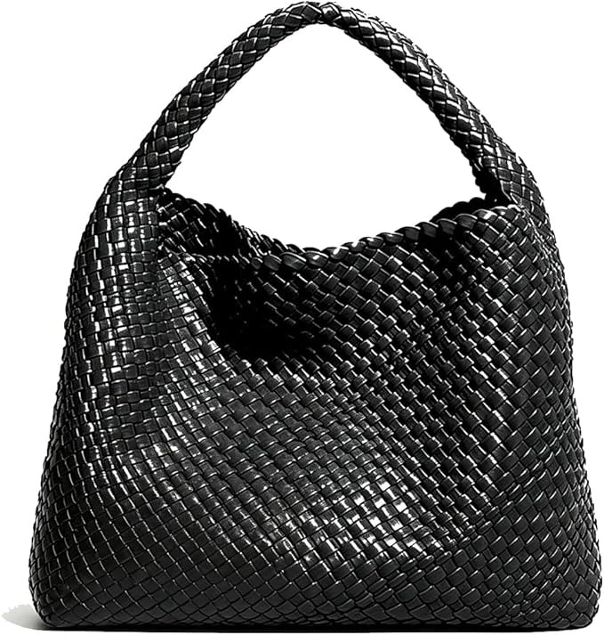 Woven Tote Bag for Women with Purse, Fashion Shoulder Hobo Underarm Bags, Large Woven Handmade Wo... | Amazon (US)