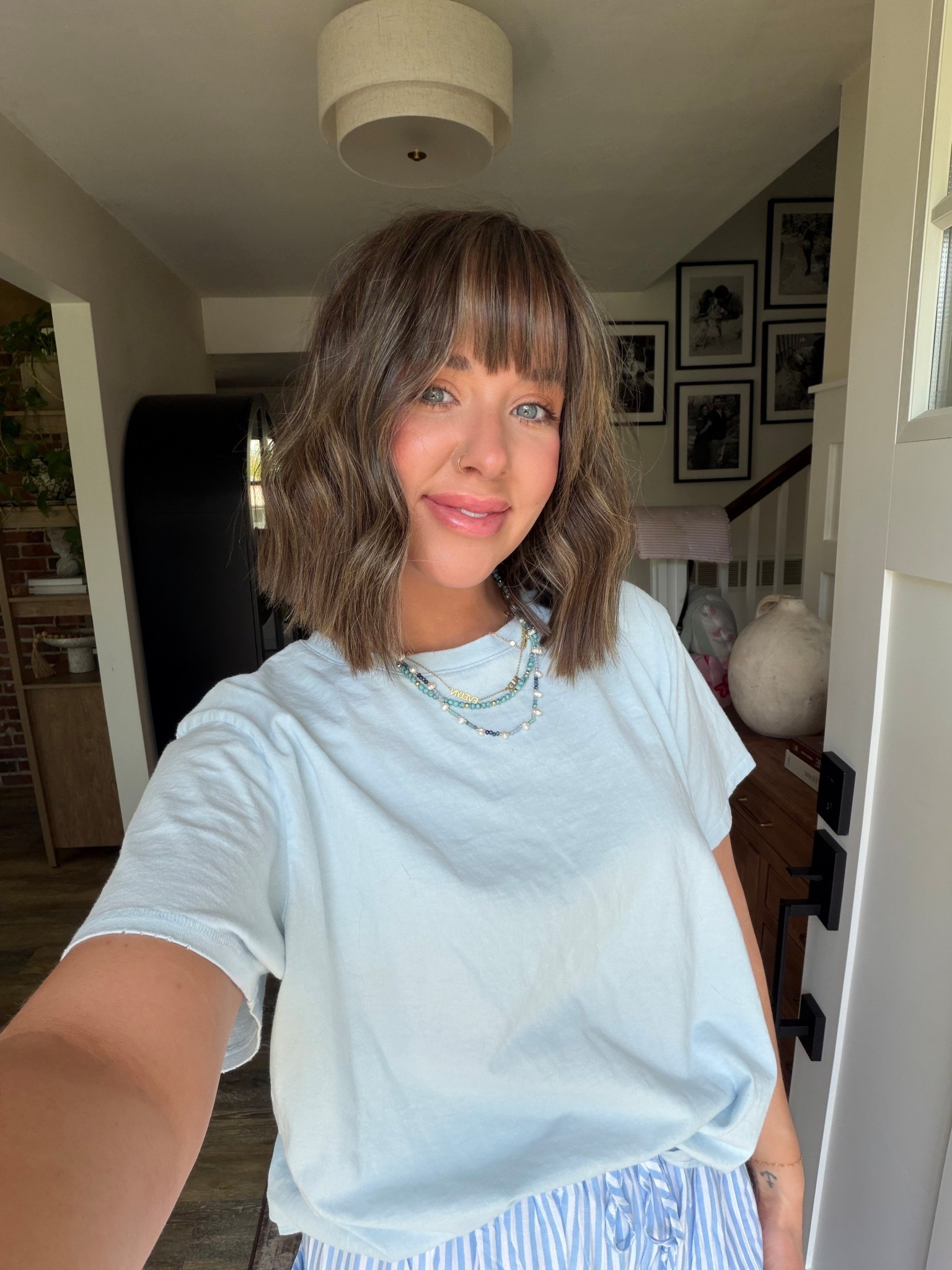 Today’s hair & makeup 🩵 

#LTKgrwm #LTKBeauty #LTKselfcare