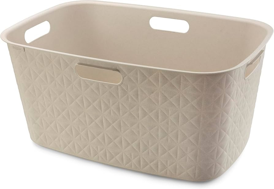 CURVER Wäschetruhe Softex 45 l – Elegantes Design – leicht und praktisch – 70% recycelt ... | Amazon (DE)