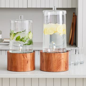 Horizon Drink Dispenser w/ Stand | West Elm (US)