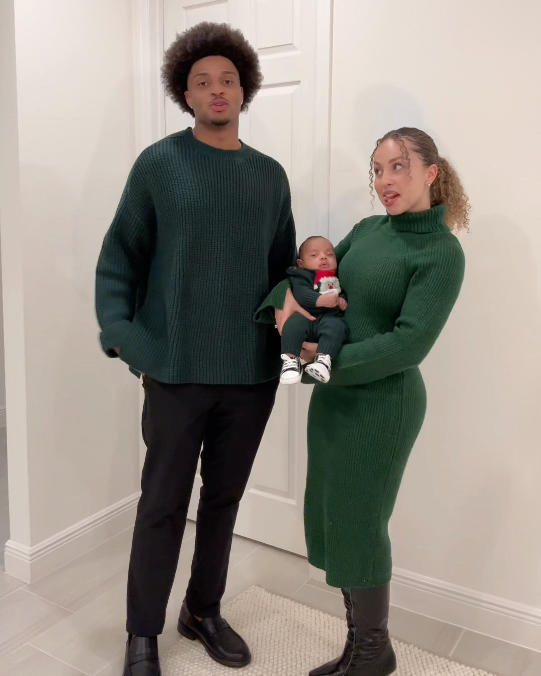 Date night outfits 💚 love a good family matching moment! 

#LTKFamily #LTKStyleTip #LTKBaby