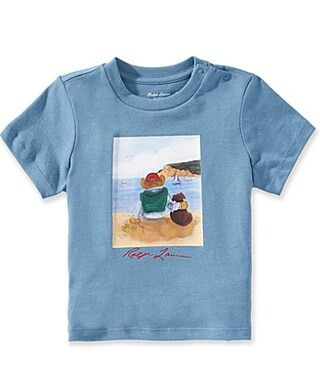 Polo Ralph Lauren Baby Boys Short Sleeve Bear Fishing T-Shirt - 18 Months | Dillard's