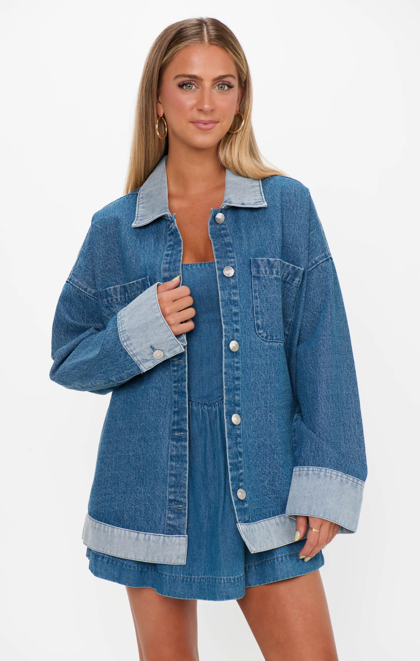 Caldwell Jacket ~ Shadow Blue Contrast | Show Me Your Mumu