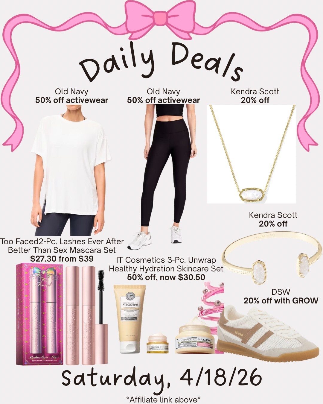 Daily deals 

#LTKSaleAlert #LTKBeauty #LTKActive