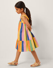 Rainbow Stripe Tier Dress Multi | Monsoon (UK)